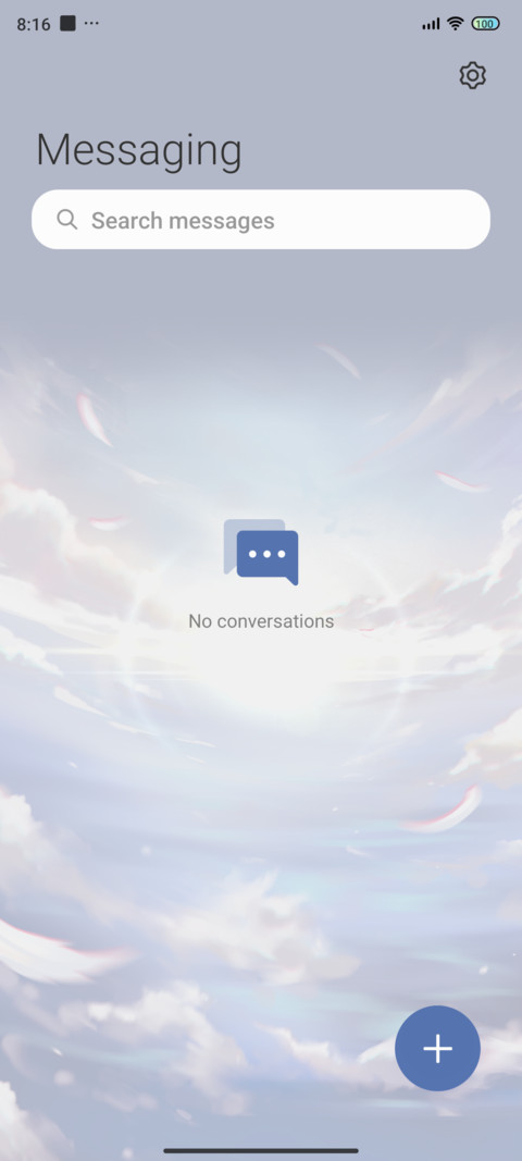 Angels and the sky screenshot