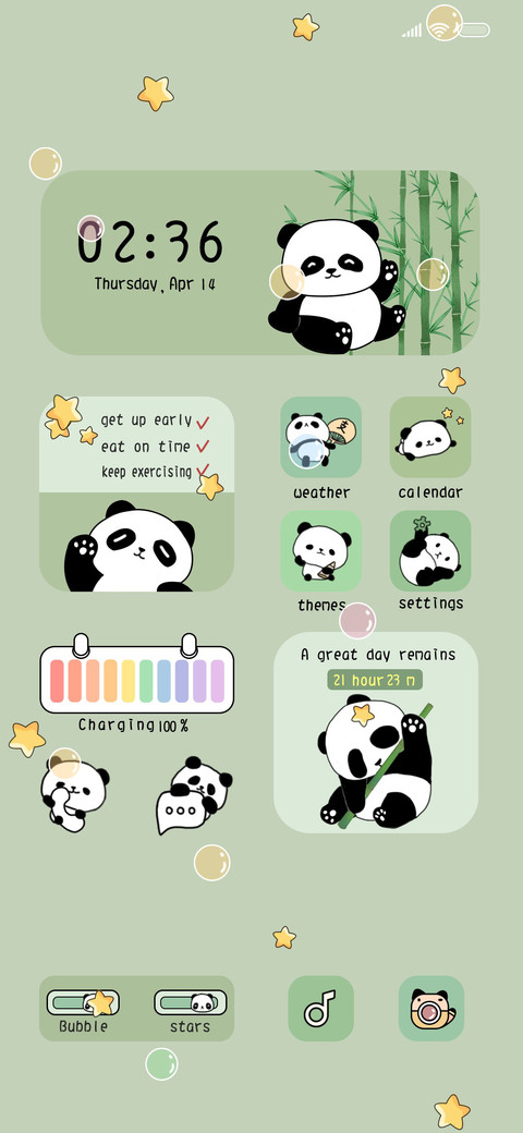 Panda panel screenshot