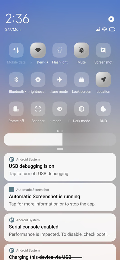 Pastel minimal screenshot