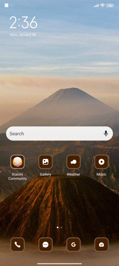 Volcano screenshot