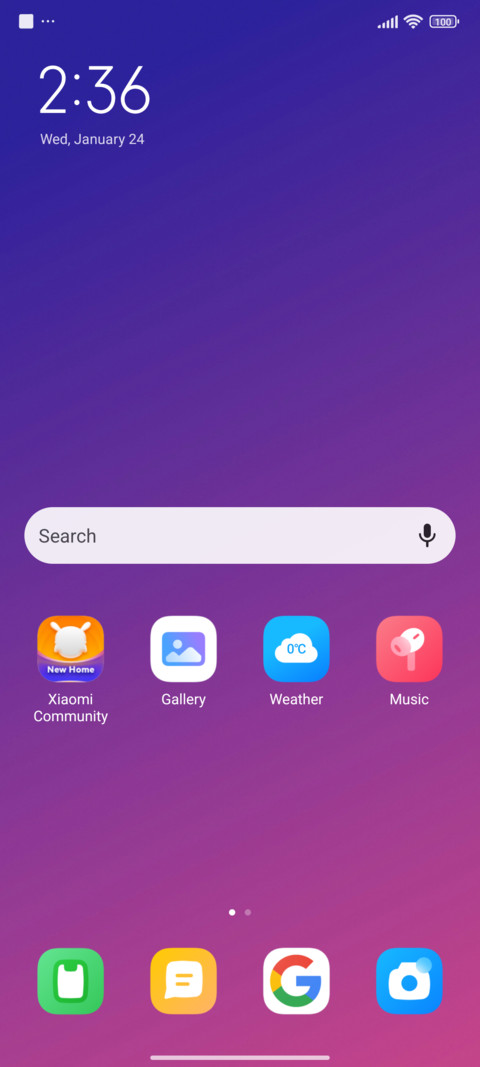 Purple Dark screenshot