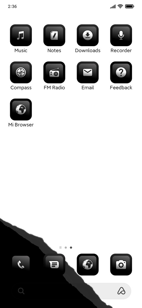 Black_white screenshot