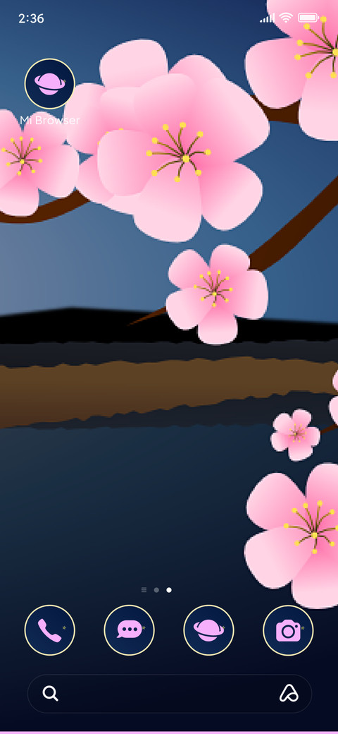 cherry blossom screenshot