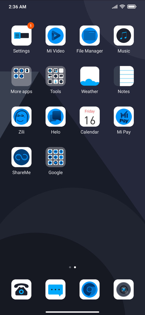 Soft Blue screenshot