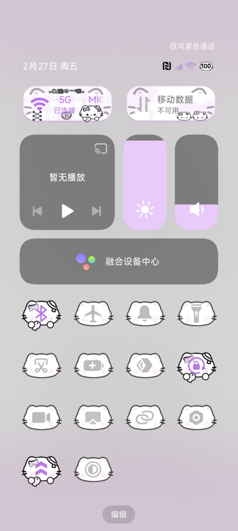 os亚系丁香猫猫平铺 screenshot