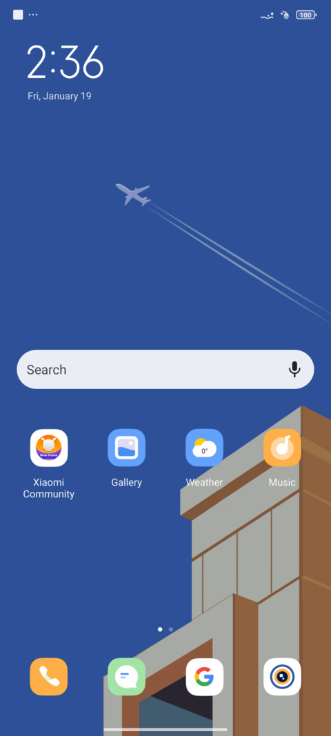 Pure Blue screenshot