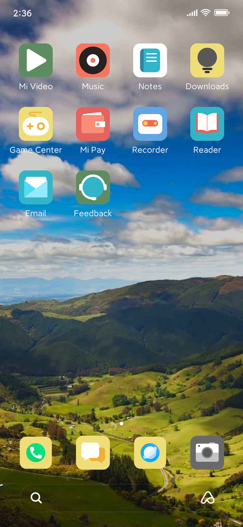 Lakes and mountain screenshot