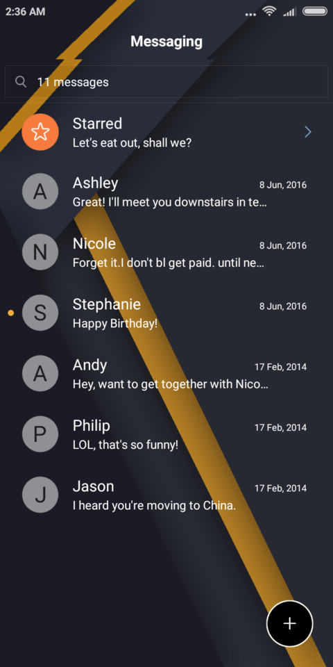 impression screenshot