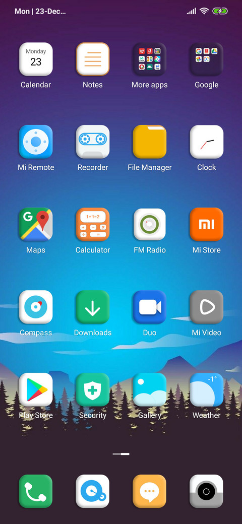 Blue Simpe L v10 screenshot