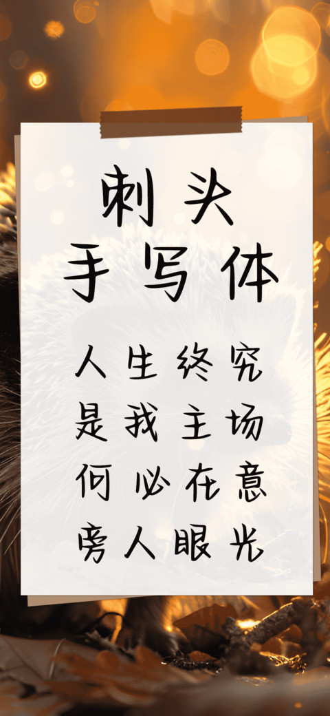 刺头手写体 screenshot