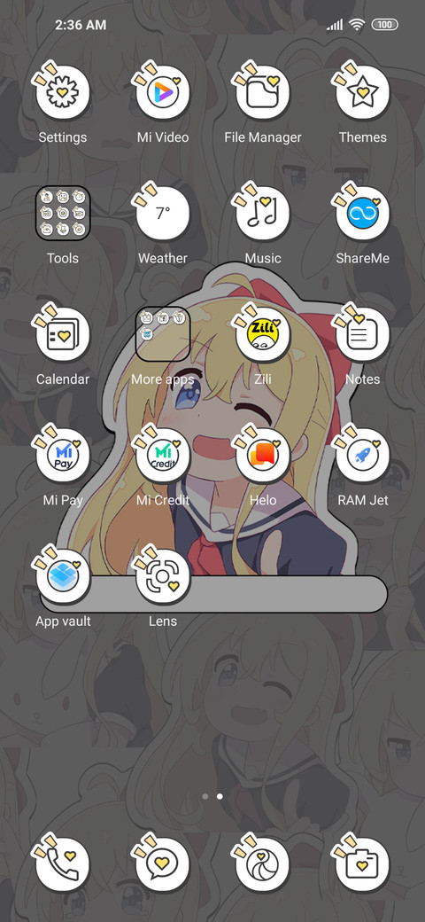 Q version girl screenshot