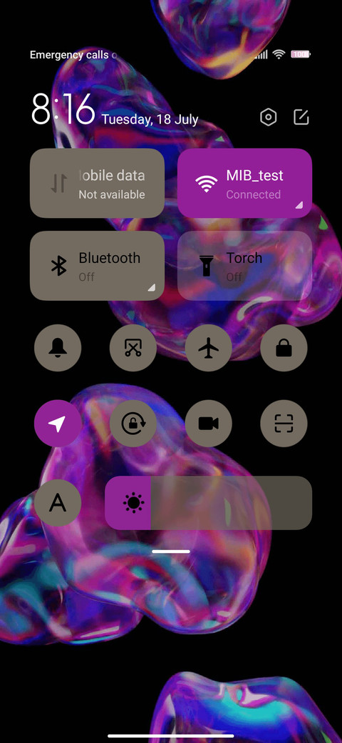 Dancing bubble screenshot