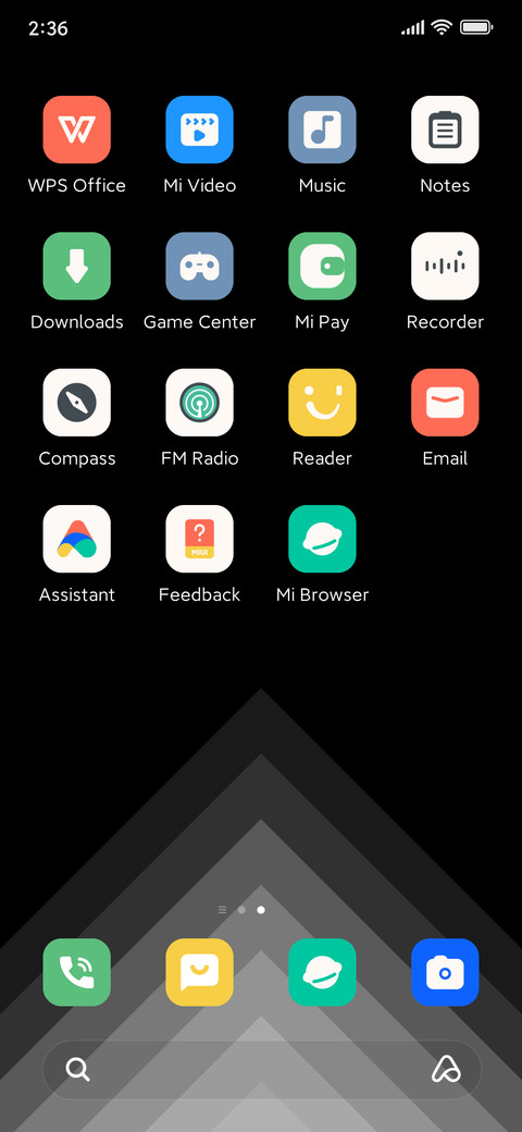 Black Gradient screenshot