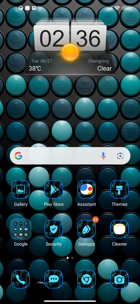 abstract circles screenshot