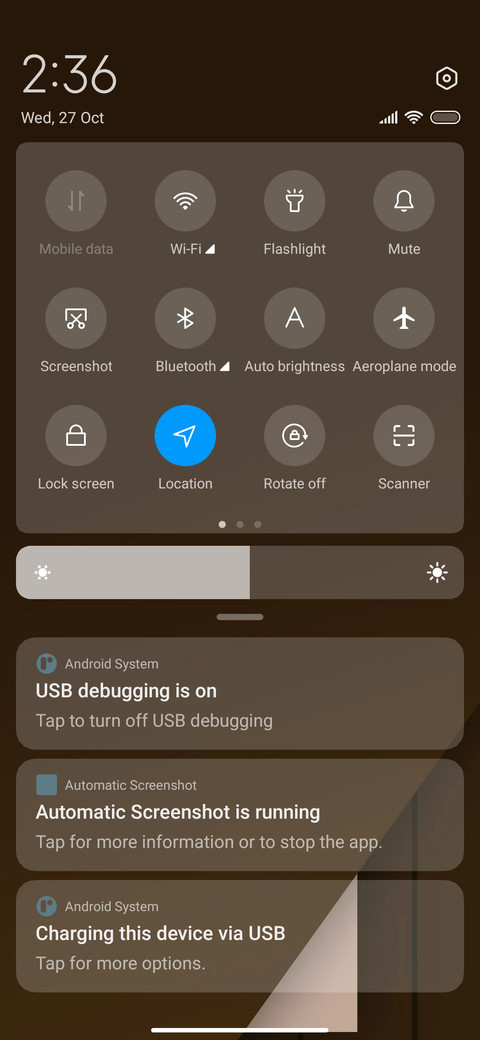 Corner light screenshot