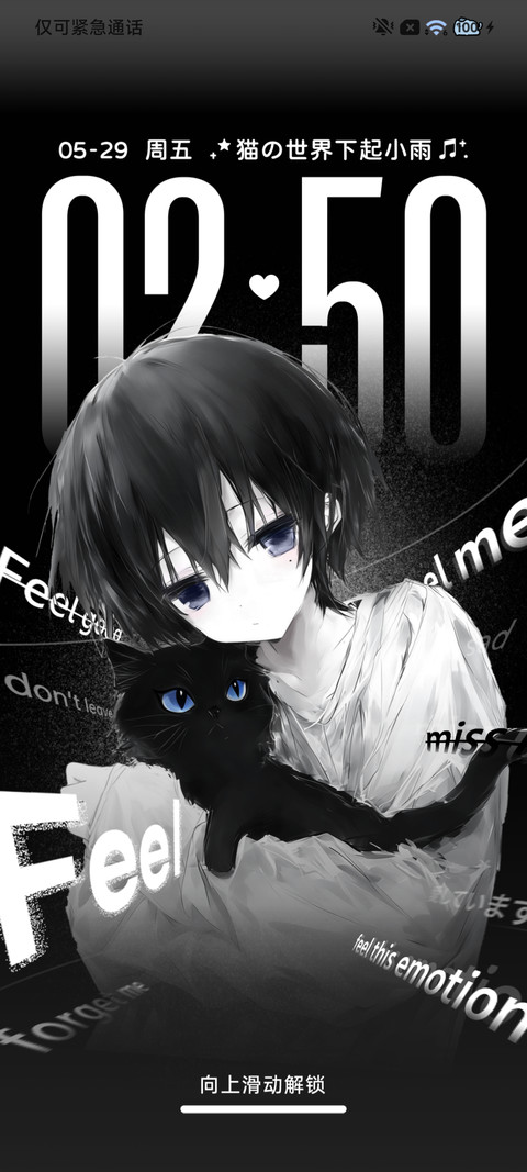 猫与少年 黑白重感 screenshot