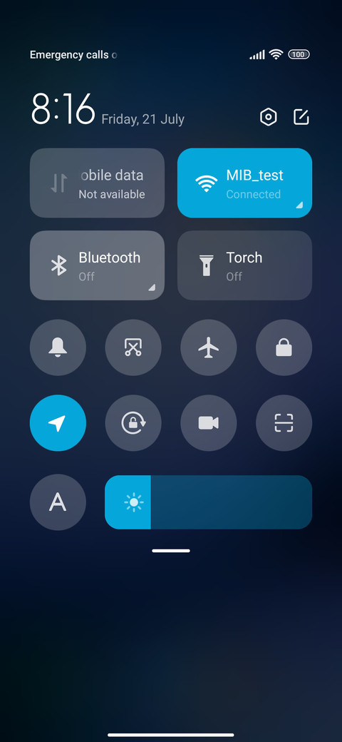 Blue Aperture screenshot