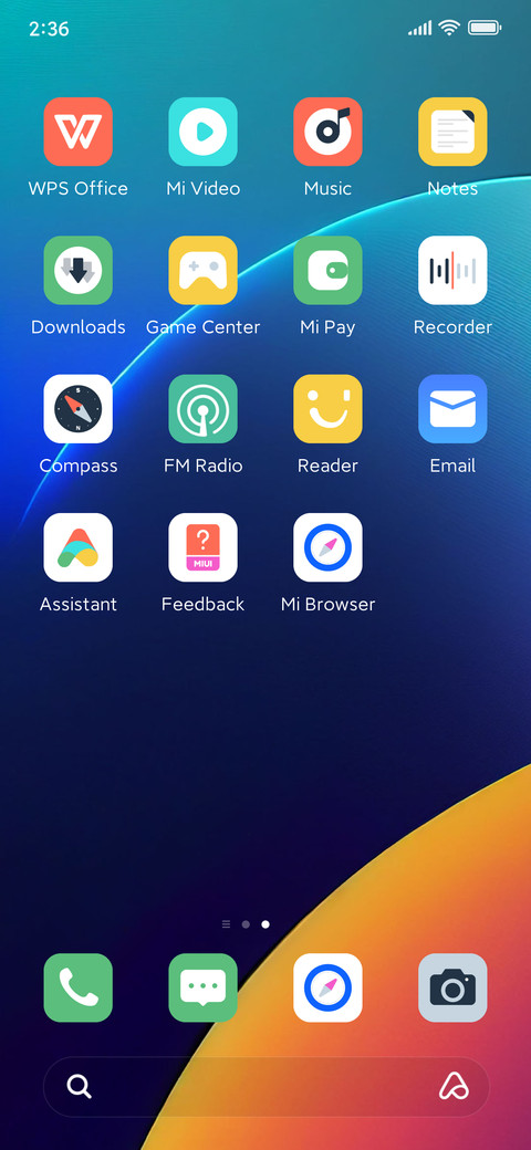 Blue Native screenshot