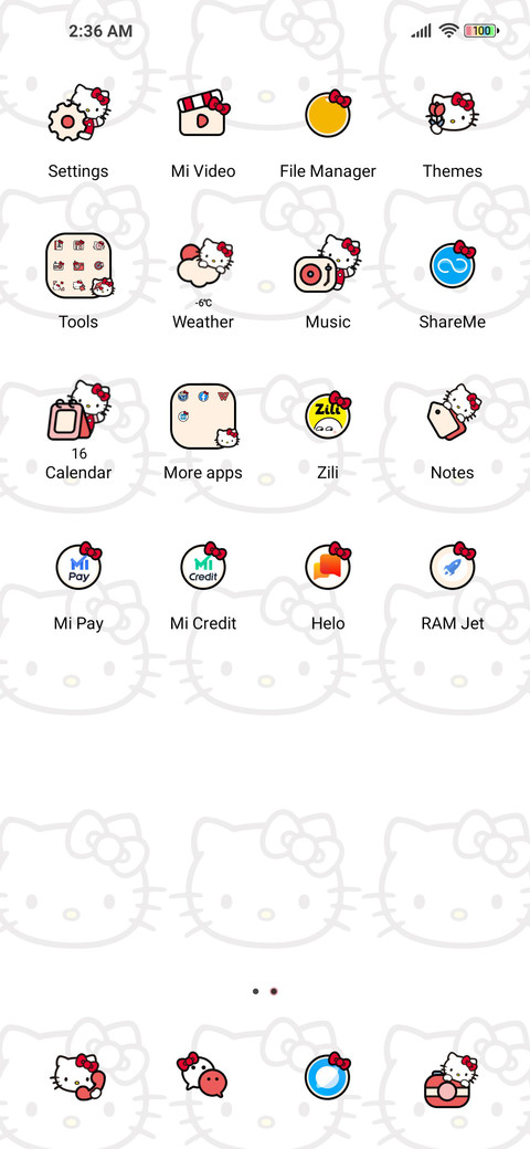 HelloKitty dynamic screenshot