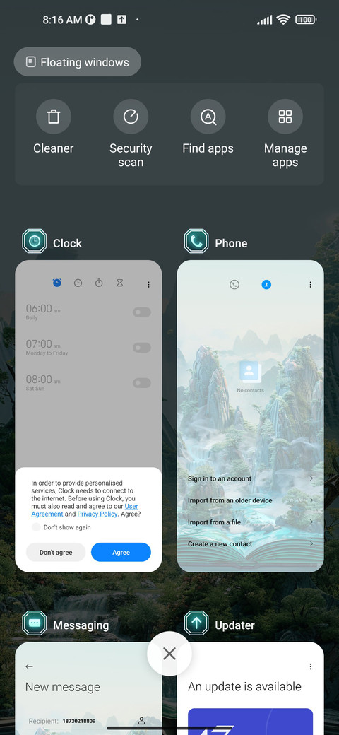 Landscape in Book screenshot