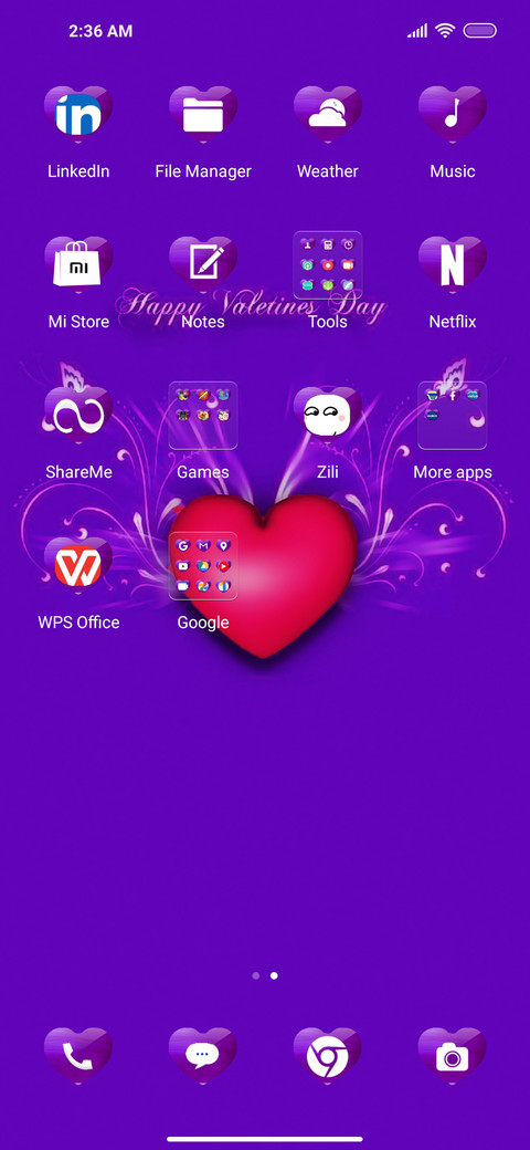 Valentine On screenshot
