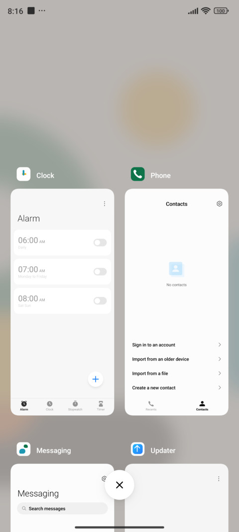 Geometric dot screenshot