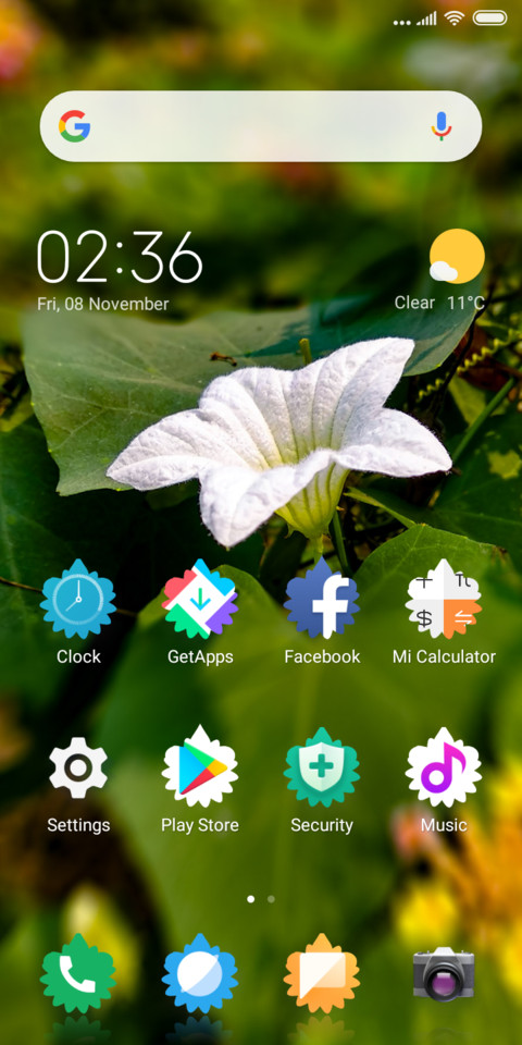 White Flower_DWM3 screenshot