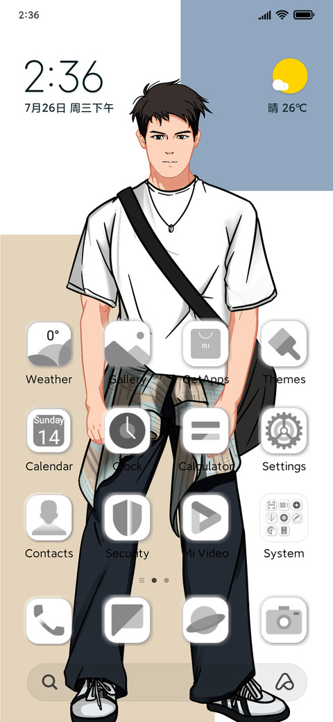 Dress up game screenshot