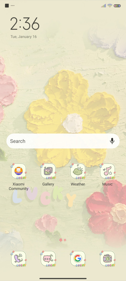 Canvas flower screenshot