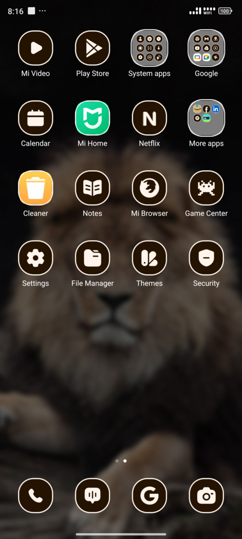 Lion screenshot
