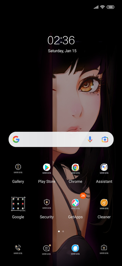 Dynamic blinking screenshot