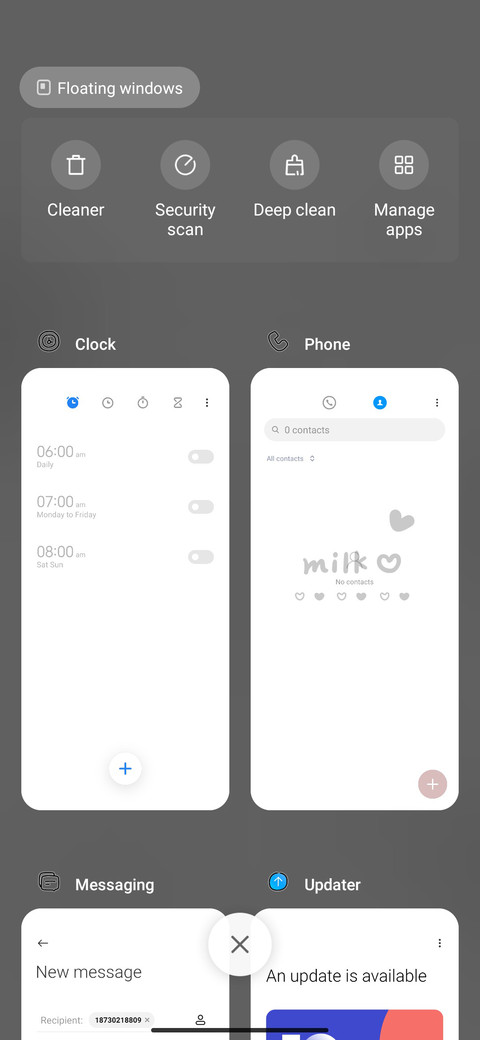 Milk streaks screenshot