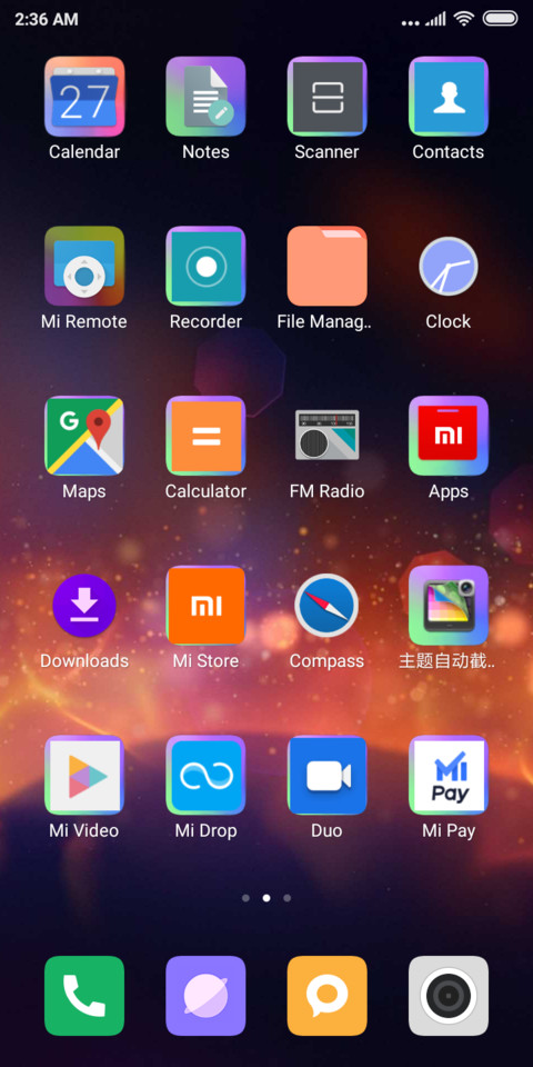 Black Android screenshot