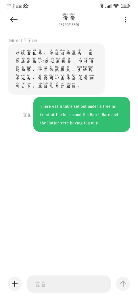 舒适高清的护眼拼音 screenshot