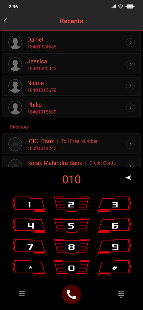 Stock Nubia Red Magic v10 screenshot