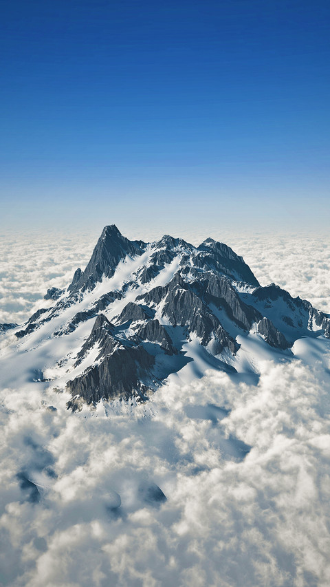 雪山风景-拍信图库 screenshot