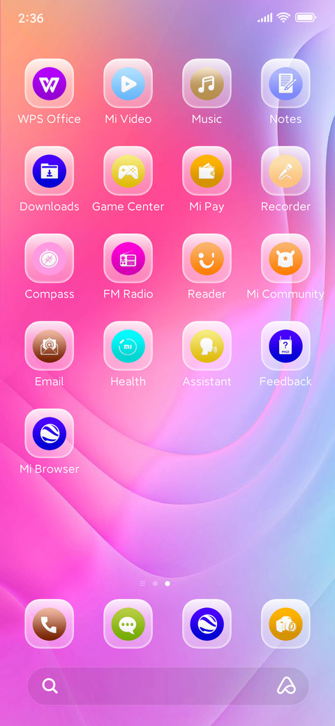Pink Abstract screenshot