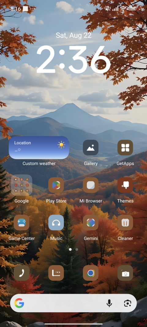 Autumn screenshot