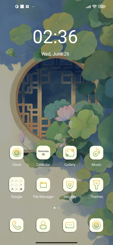 Window lotus screenshot