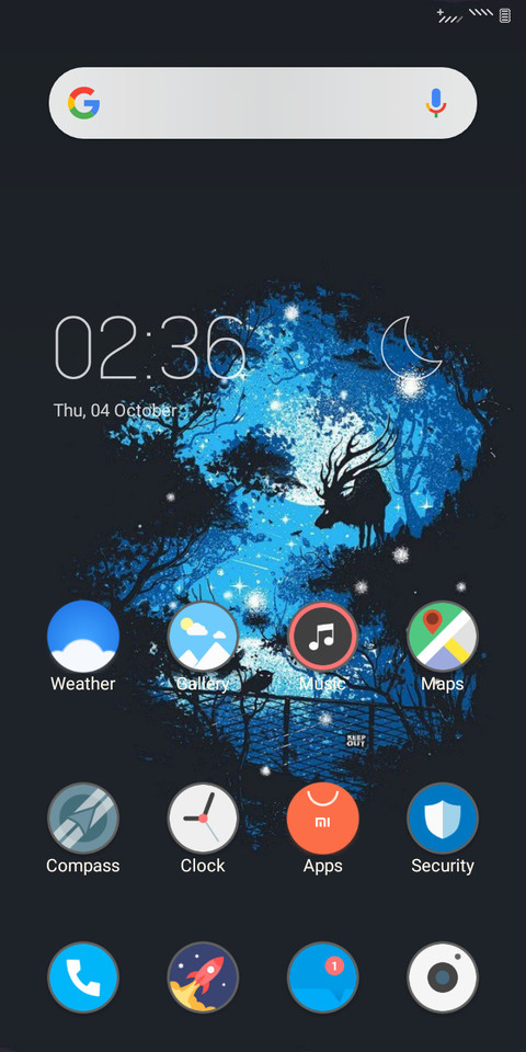 Shine Blue screenshot