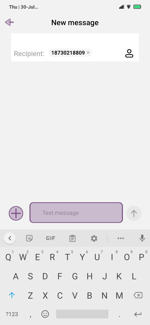 Purple White Rog Phone 3 screenshot