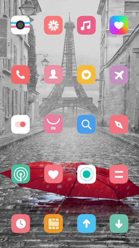 雨天红伞 screenshot
