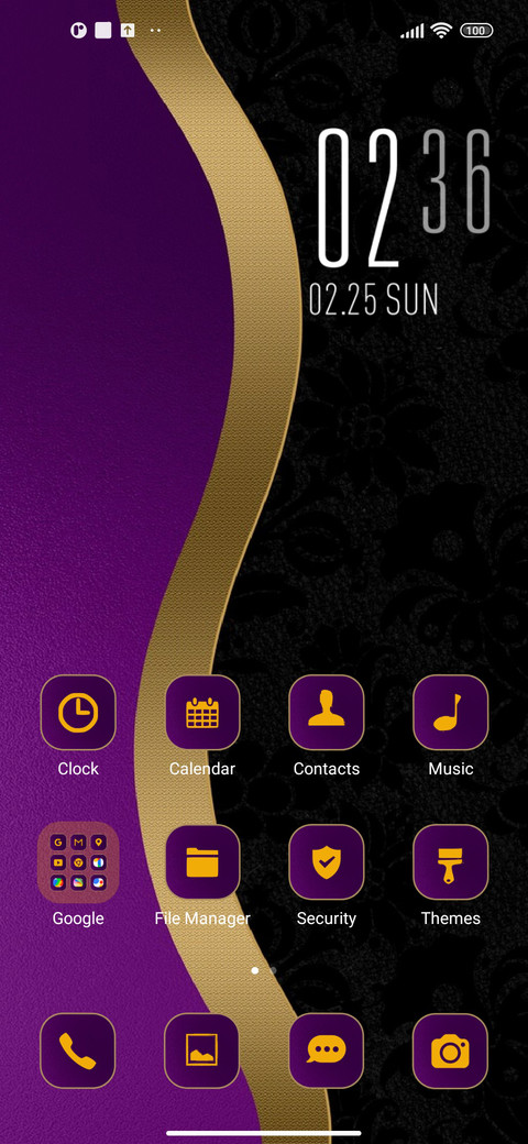 Luxury metal screenshot