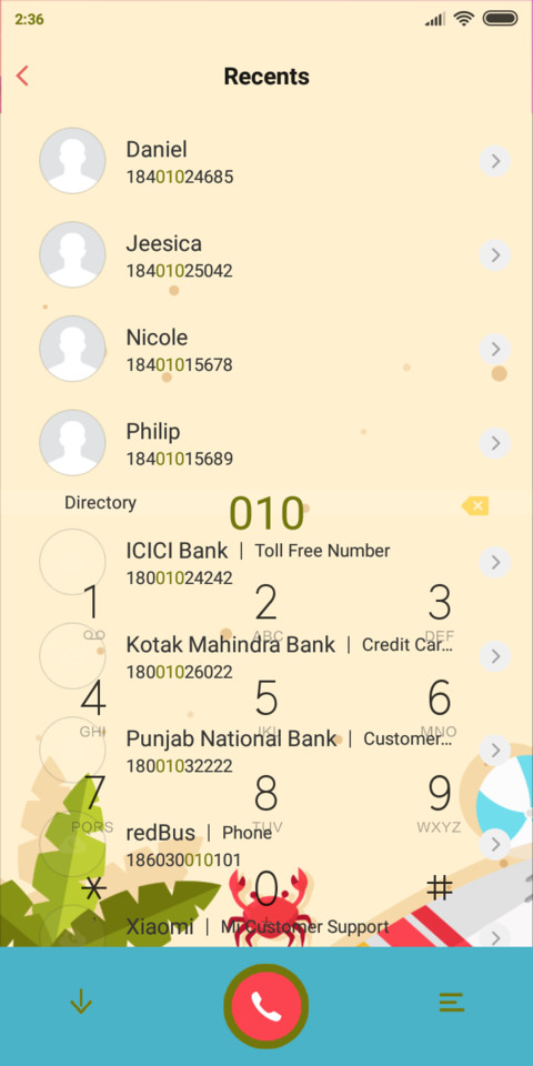 MHoliday screenshot