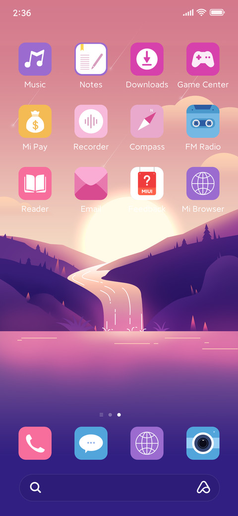 Flowing light screenshot
