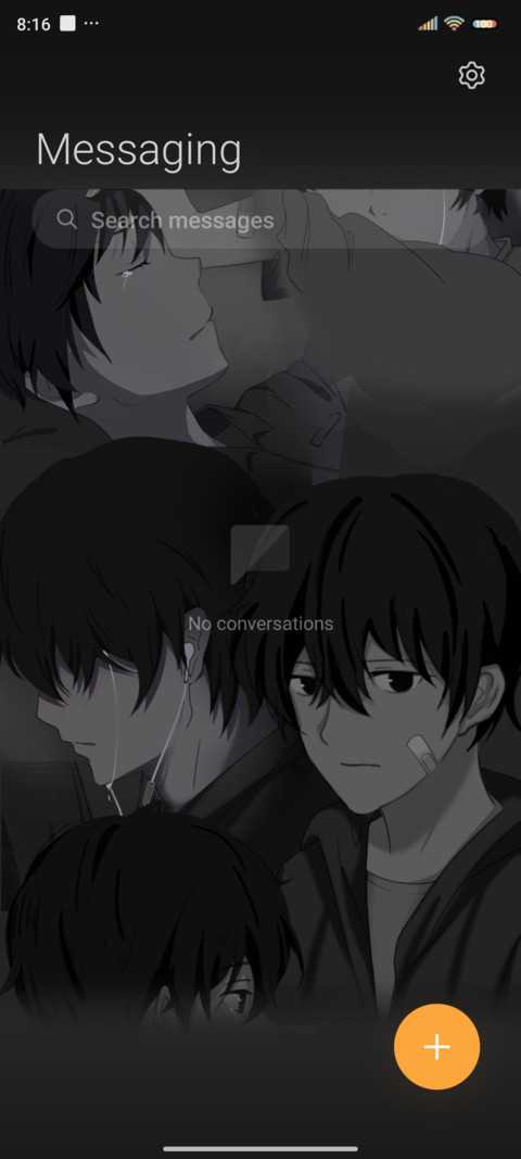 Sorrowful boy screenshot
