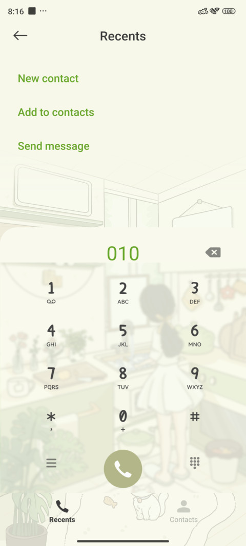 Kitchen diary screenshot