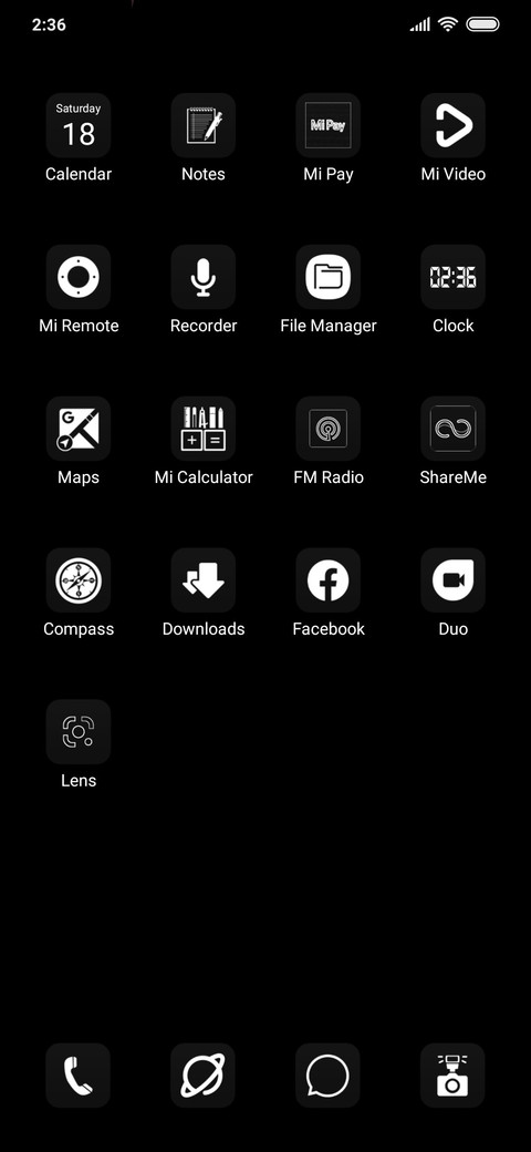 Black White screenshot