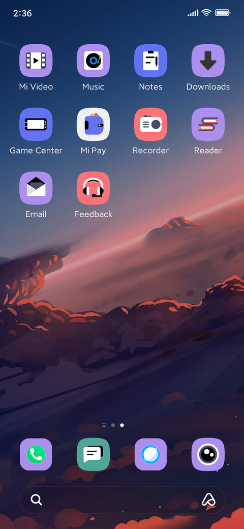 Amber glow screenshot
