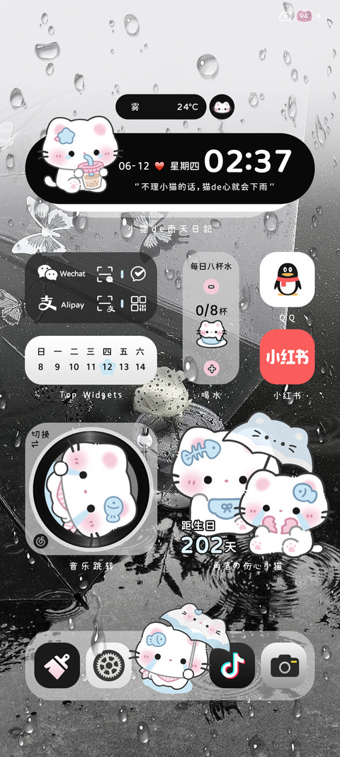 雨季歌词 小猫不哭 screenshot